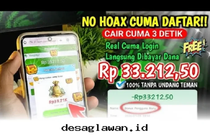 Aplikasi Penghasil Uang Tercepat 2026, Hanya Butuh 33.000 Koin Langsung Cair ke DANA!