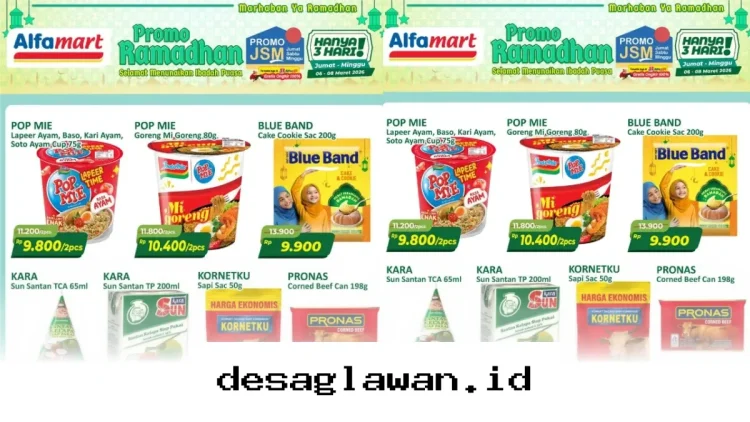 Promo Alfamart Ramadan 2026: Diskon Spesial 6-8 Maret, Produk Murah Menanti Anda!