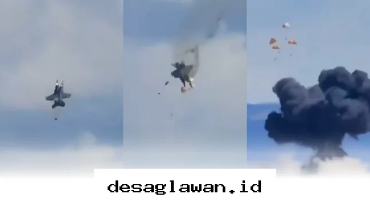 Tragedi Mengerikan saat Dua Jet Tempur EA-18G Growler AS Bertabrakan di Langit Idaho